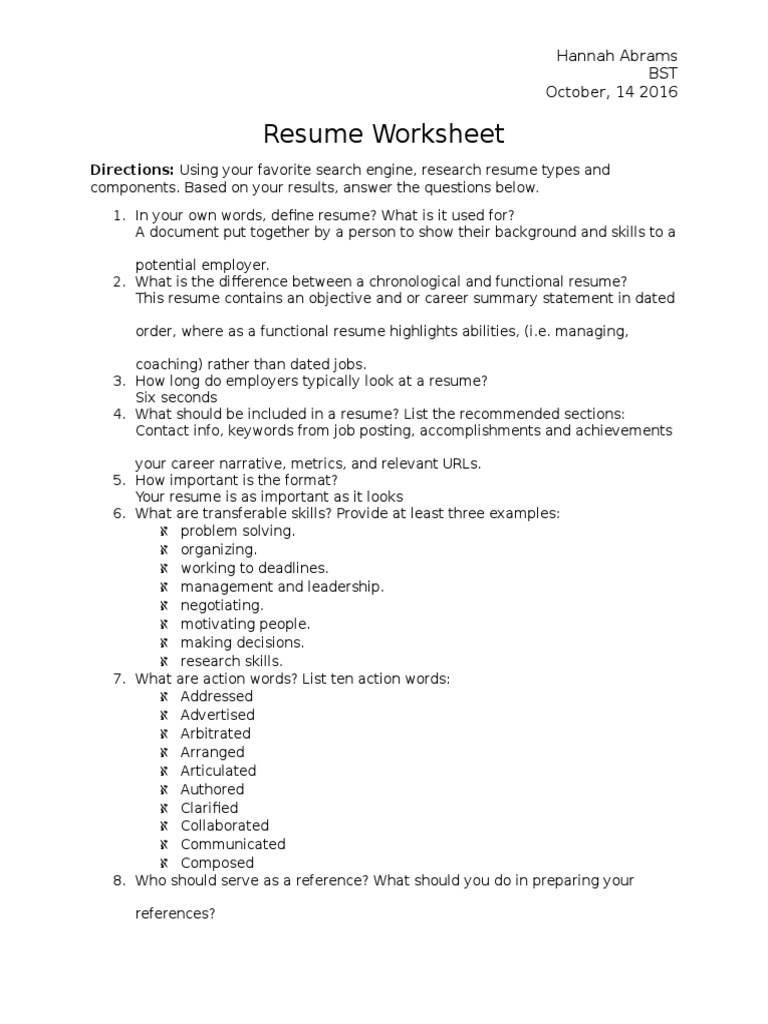 Essential Resume Writing Guide | PDF