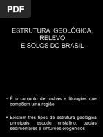 Estrutura e Relevo