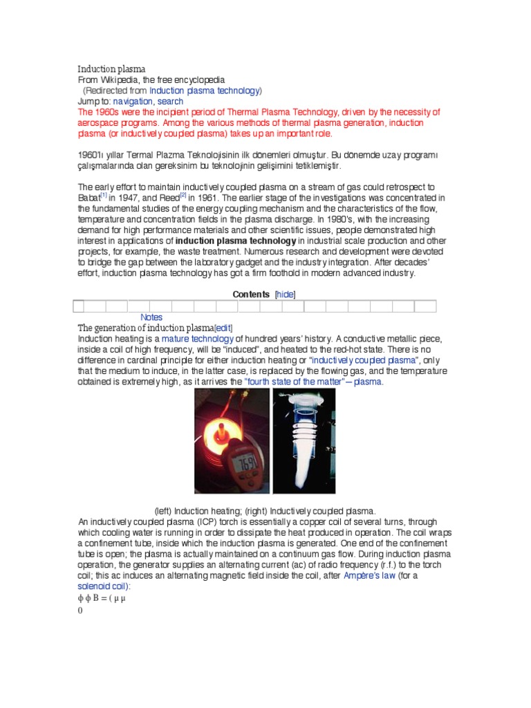 ICP Plasma PDF | PDF | Science & Mathematics