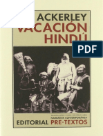 Vacacion Hindu - J.R. Ackerley