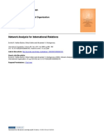 Network Analysis For International Relations