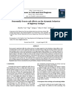  Seasonally Frozen Soil Effects on the Dynamic Behavior of Highway Bridges. Sciences in Cold and Arid Regions, 4(1), 13-20