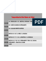 Entrenamiento fútbol básico: periodización, sesiones, cualidades