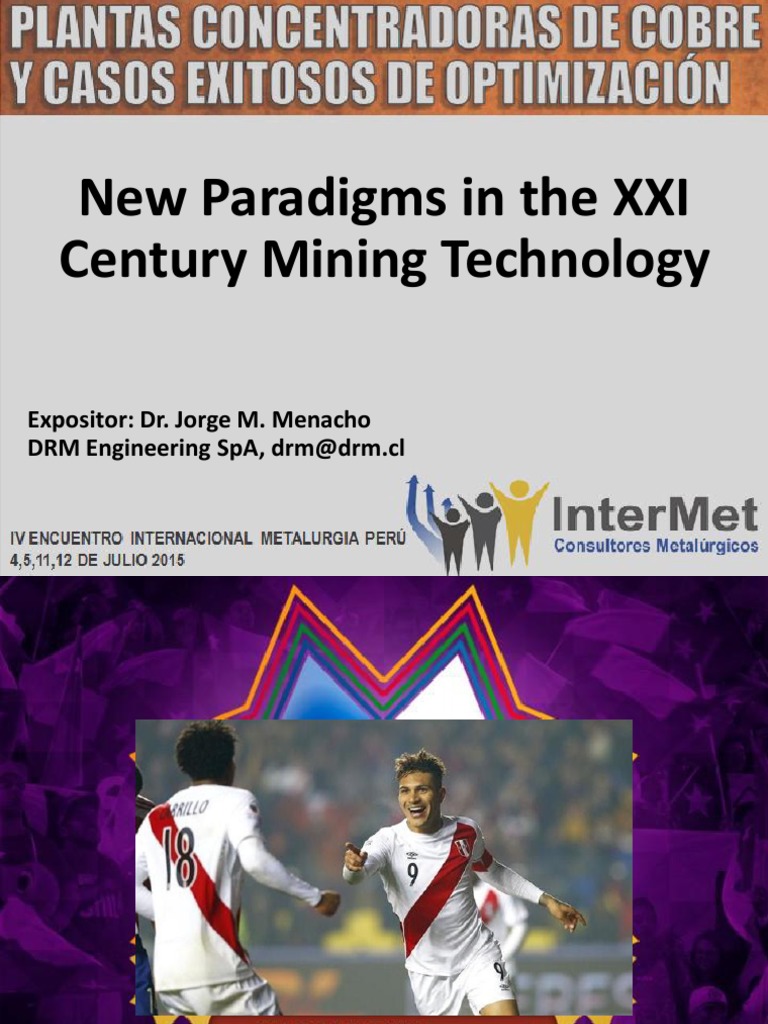14. Jorge Menacho Perú 2015 Presentación j.menacho | Internet Of Things |  Mill (Grinding)