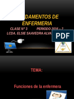 Funciones de La Enfermeria Clase 3