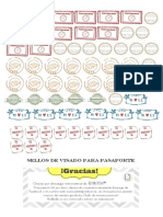 Sellos de Visado Español