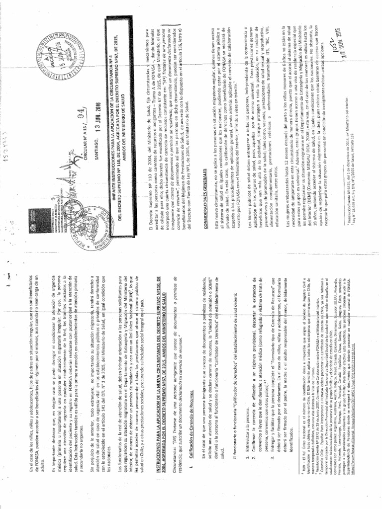 CIRCULAR 1 2016 SECRETAR A GENERAL DE LA PRESIDENCIA visual data 8