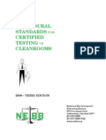 Procedural Standards For Certified Testing of Cleanrooms