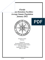 Florida County Detention Facilities Average Inmate Population