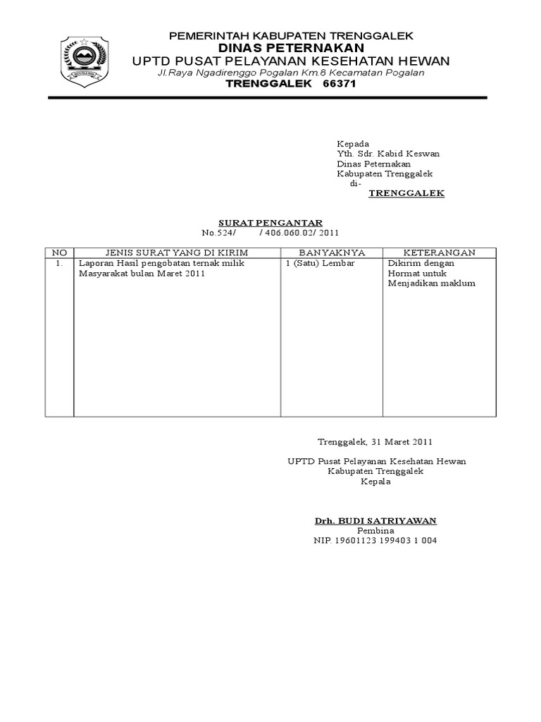 Contoh Surat Pengantar Kenaikan Gaji Berkala Kumpulan