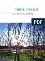 Foothill Catalog 2015-16