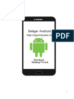 E-Book Belajar Android Membuat Katalog Produk