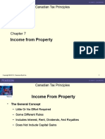 Income From Property: Canadian Tax Principles