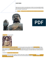 Buddhist Mudras - Hand Gestures