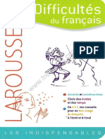 Larousse Difficultés Du Français