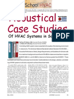 Acoustical Case Studies: of HVAC Systems in Schools