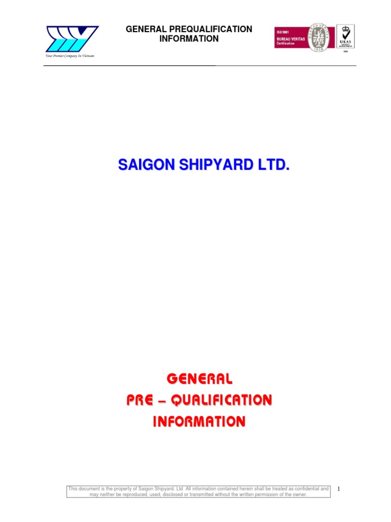 Pre Qualification Document | PDF | Crane (Machine) | Quality Assurance