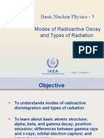 Basic Nuclear Physics - 3 Modes of Radioactive Decay and Types of Radiation