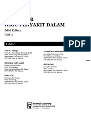 Download Buku Ajar Ilmu Penyakit Dalam