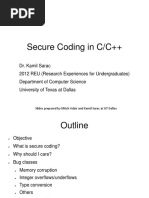 07 Kamil Sarac Secure Coding C CPlusPlus