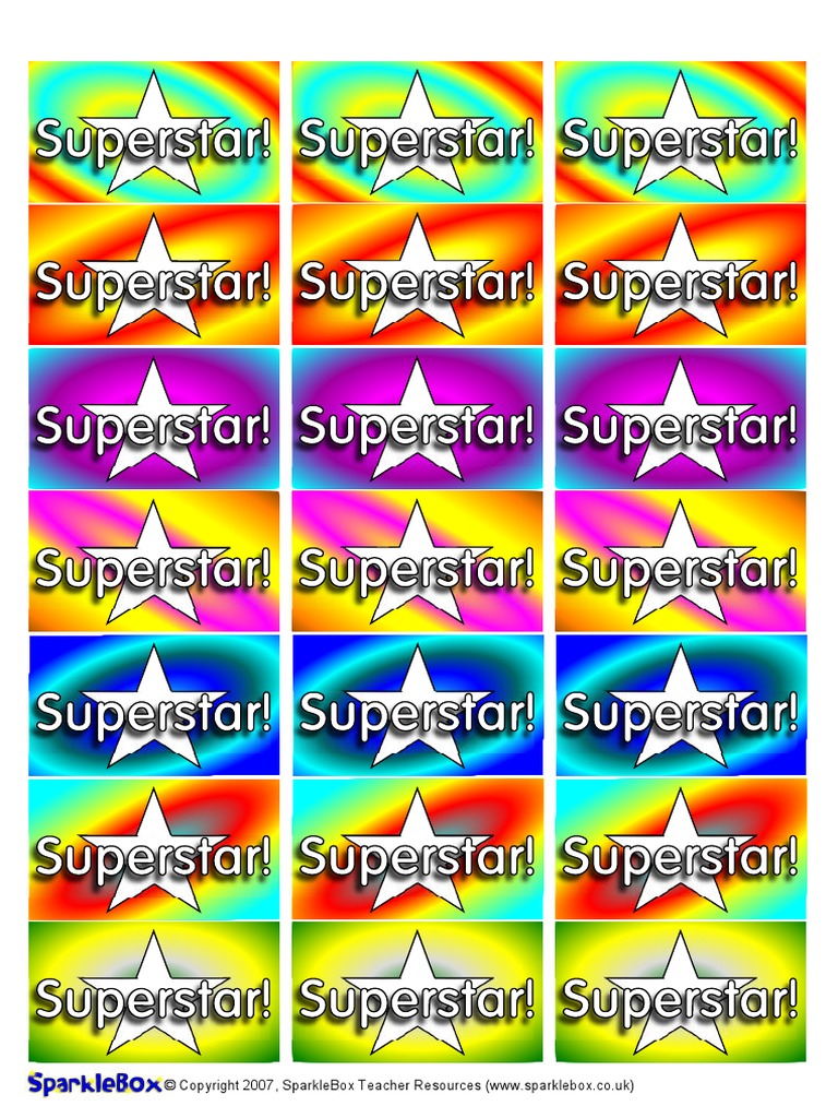 Printable stickers from sparklebox pdf