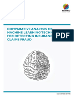 Comparative Analysis of Machine Learning Techniques For Detecting Insurance Claims Fraud
