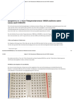 Raspberry Pi - 1-Wire Temperatursensor 18B20 Auslesen Unter Linux Und CODESYS Florianmai - de