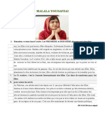 Malala Yousafzai - Islcollective - 13765610 + Corrige