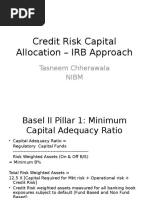 Credit Risk Capital Allocation - IRB Approaches