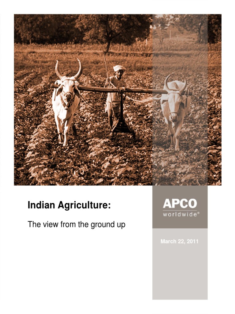 Challenges and Opportunities in Indian Agriculture | PDF | Water ...
