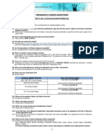 Frequently Asked Questions: Advt. No. 9/Vsa/2016/Sanctioned/Ae