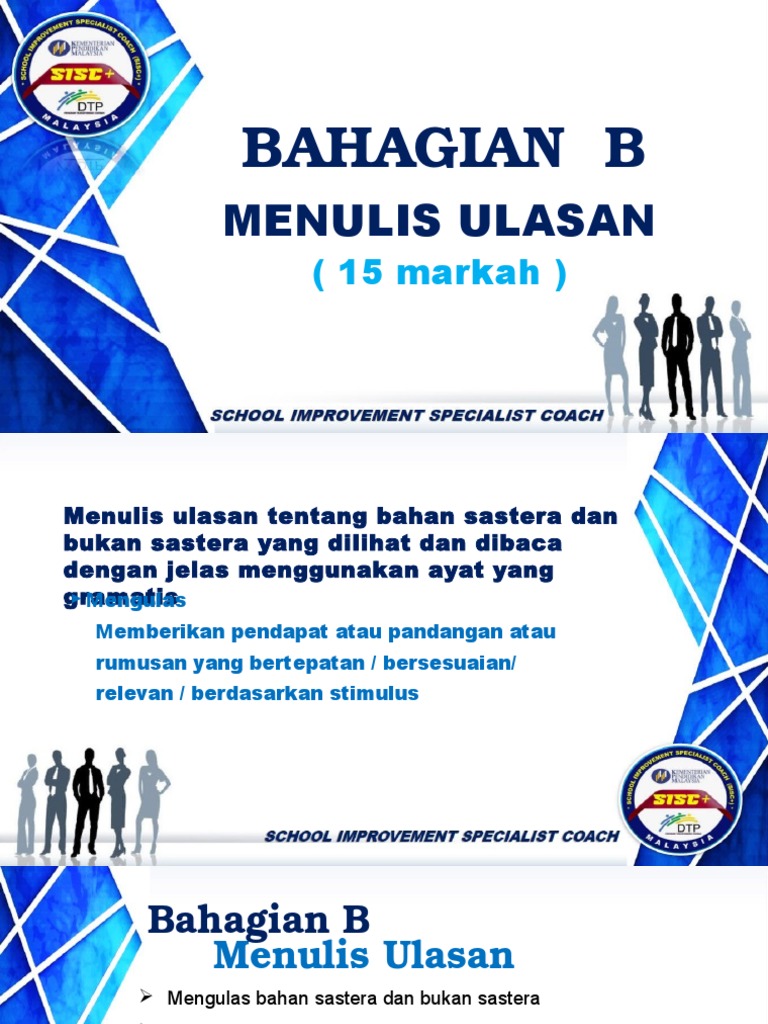 ULASAN BAHAGIAN B