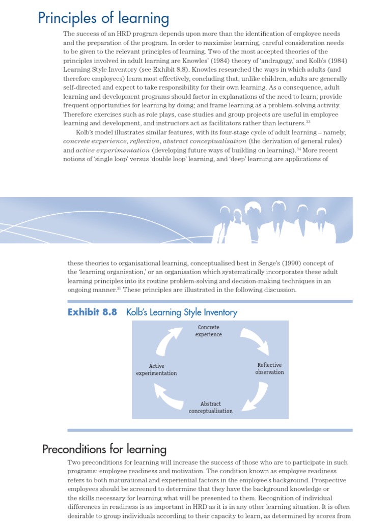 Principles of Learning PDF | PDF | Reinforcement | Motivation
