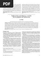 Implicaciones Psicológicas Del Joven Epiléptico