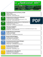 Calendario Ambiental 2017