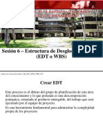 PAE Sesion 6 - EDT Proyectos