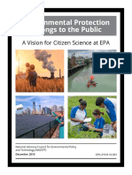 EPA guidelines for Citizen Science - December, 2016