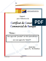 Rapport Certificat de Conseiller Commercial de Banque - Bilel Zran