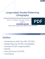 Single-Mask Double-Patterning Lithography: Rani S. Ghaida, George Torres, and Puneet Gupta