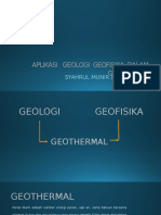 Aplikasi Geologi Geofisika