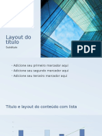 Layout Do Título