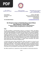 Worthy Ruling On Janet Wilson Shooting 12-21-2016