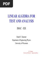 Linear Algebra For Test and Analysis: Imac - Xix