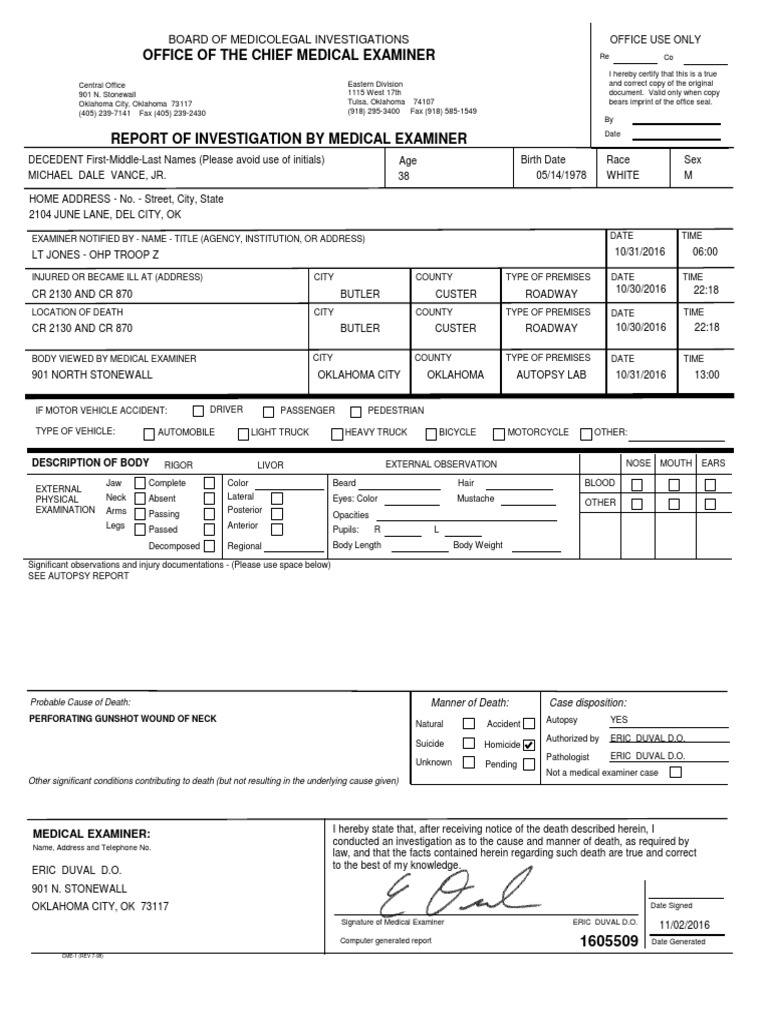 Michael Vance Autopsy  Lung  Anatomical Terms Of Location Inside Blank Autopsy Report Template