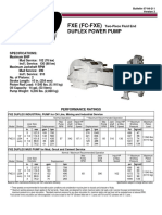 FXE Duplex Pump Specs and Performance