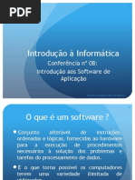 Conferência nº 08 - Introdução aos Software de Aplicação
