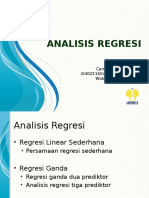 Analisis Regresi