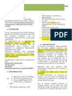 Paro Cardiorrespiratorio y Manejo de Emergencia en Bradi y Taquiarritmias FRC