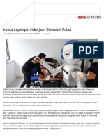 Ketika Lapangan Pekerjaan Diserobot Robot - InfoKomputer Online