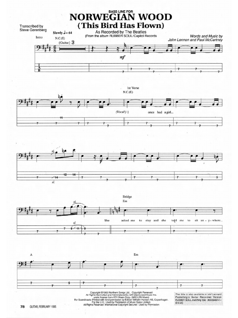 Beatles - Norwegian Wood